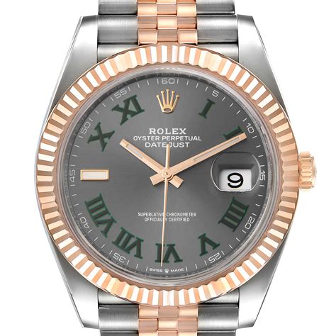 rolex wimbledon everose gold|Rolex Datejust 41 126331 .